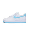 Nike Air Force 1 Low '07 White Aquarius Blue FQ4296-100 Shock Absorption Mens Womens Low Top Board Shoes ATHLEXES