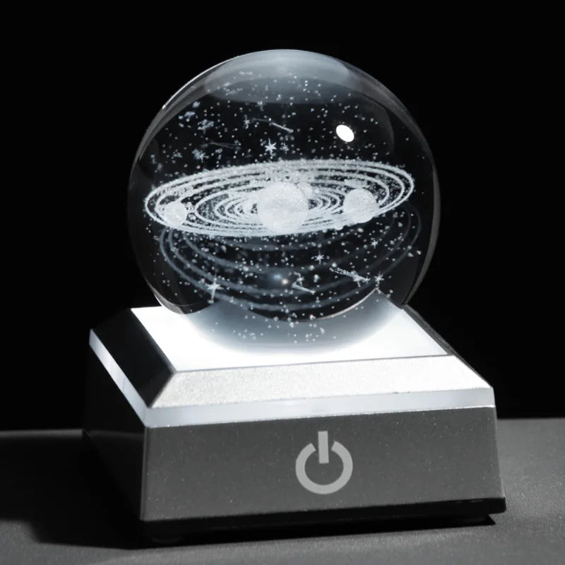 Galactic Wonders 3D Crystal Planet Sphere Decor ATHLEXES