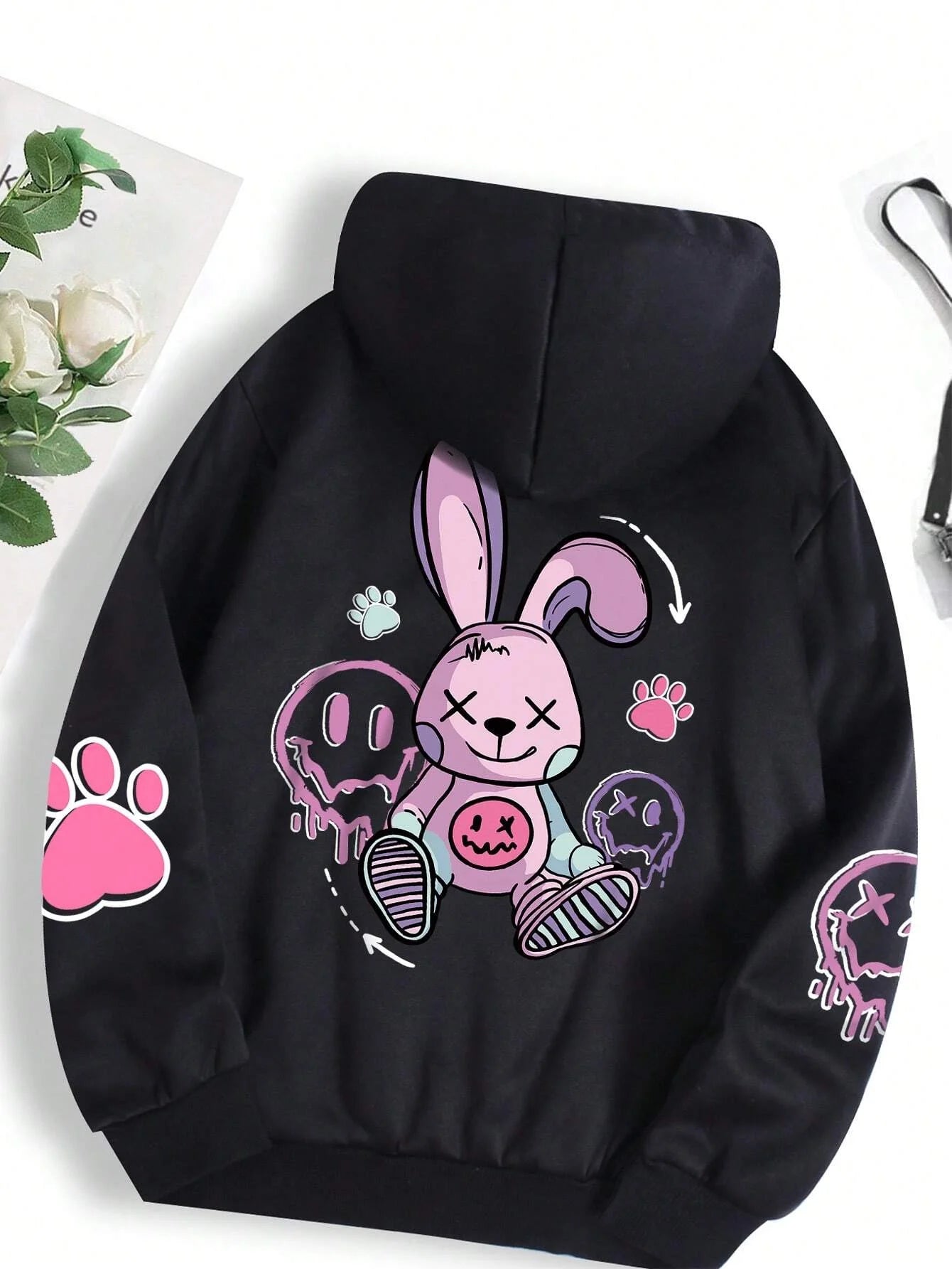Urban Style Oversized Printed Hoodie for Women ATHLEXES