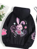 Urban Style Oversized Printed Hoodie for Women ATHLEXES