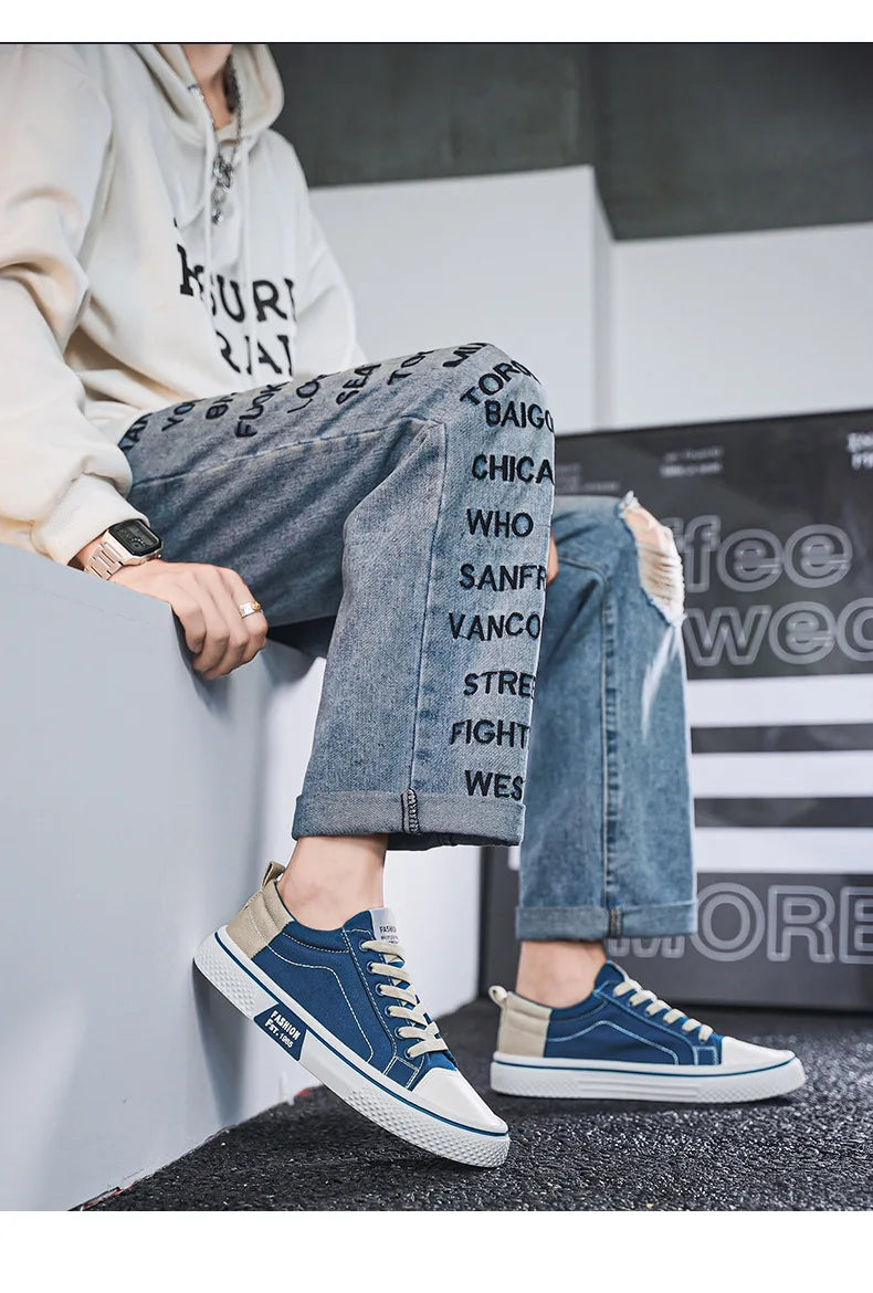2025 Men's Breathable Canvas Skate Shoes ATHLEXES