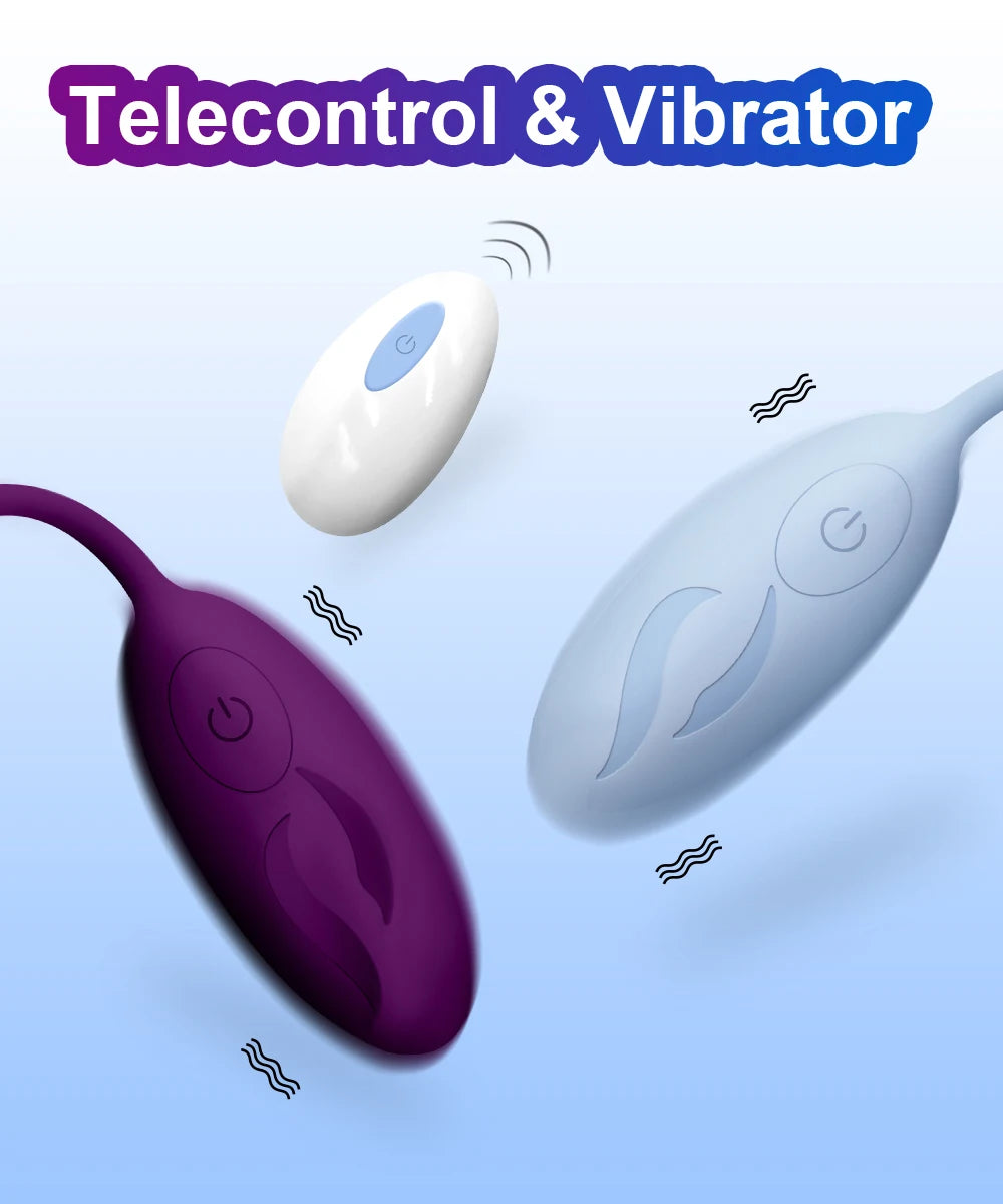 G-Spot Bliss Remote Control Love Egg Vibrator ATHLEXES