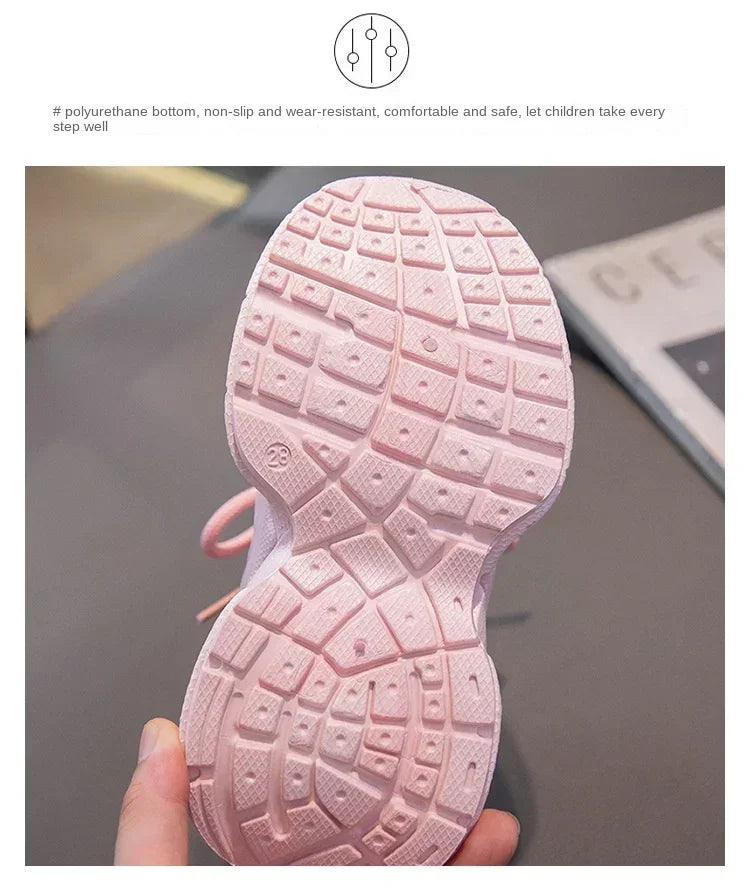 PearlStride Girls Sport Sneakers for Active Kids ATHLEXES