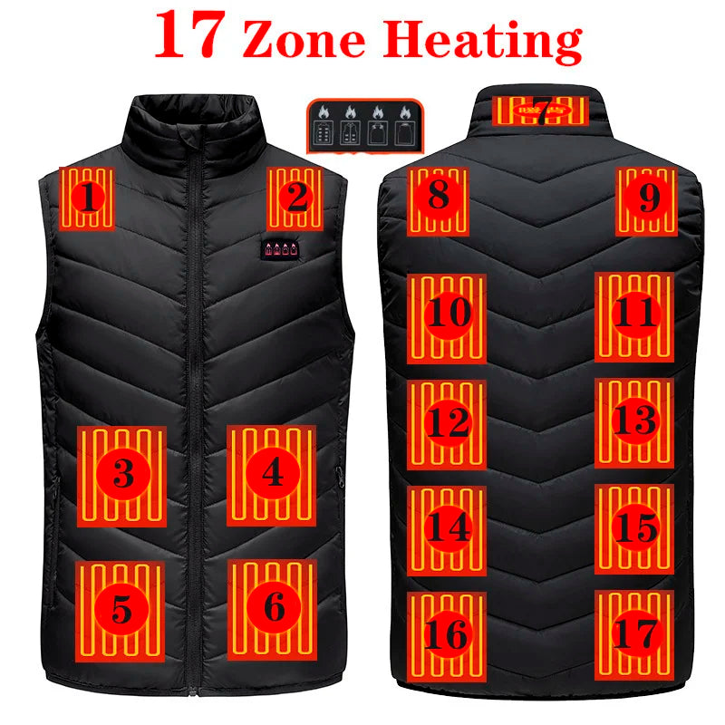9-Zone USB Electric Heated Vest ATHLEXES