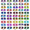 Dazzling Dragon Cat Eye Glass Cabochons - 50Pcs Set ATHLEXES