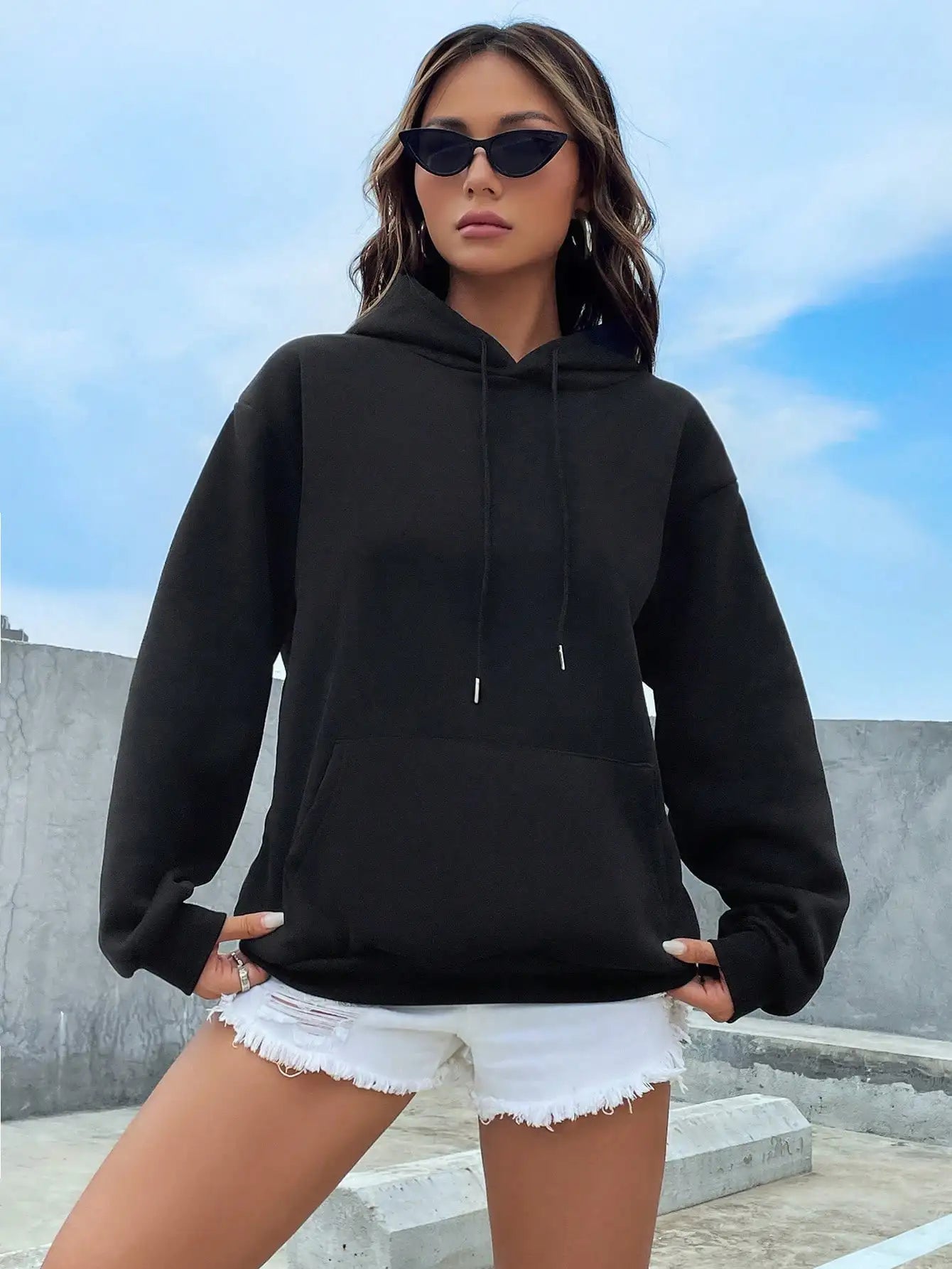 Chic Comfort Women's Pocket Hoodie ATHLEXES