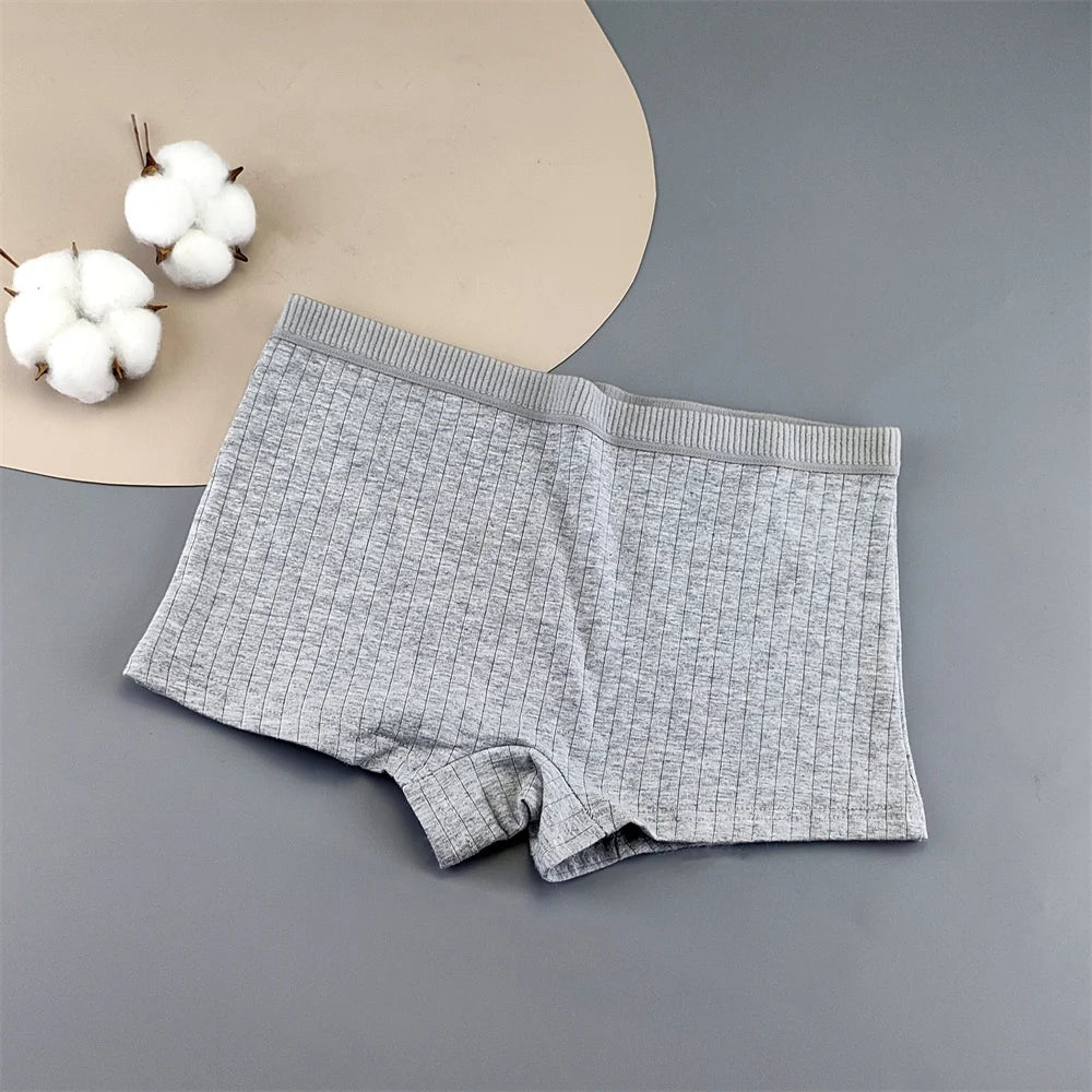 Cozy Cotton Ribbed Boyshorts Set for Women ATHLEXES