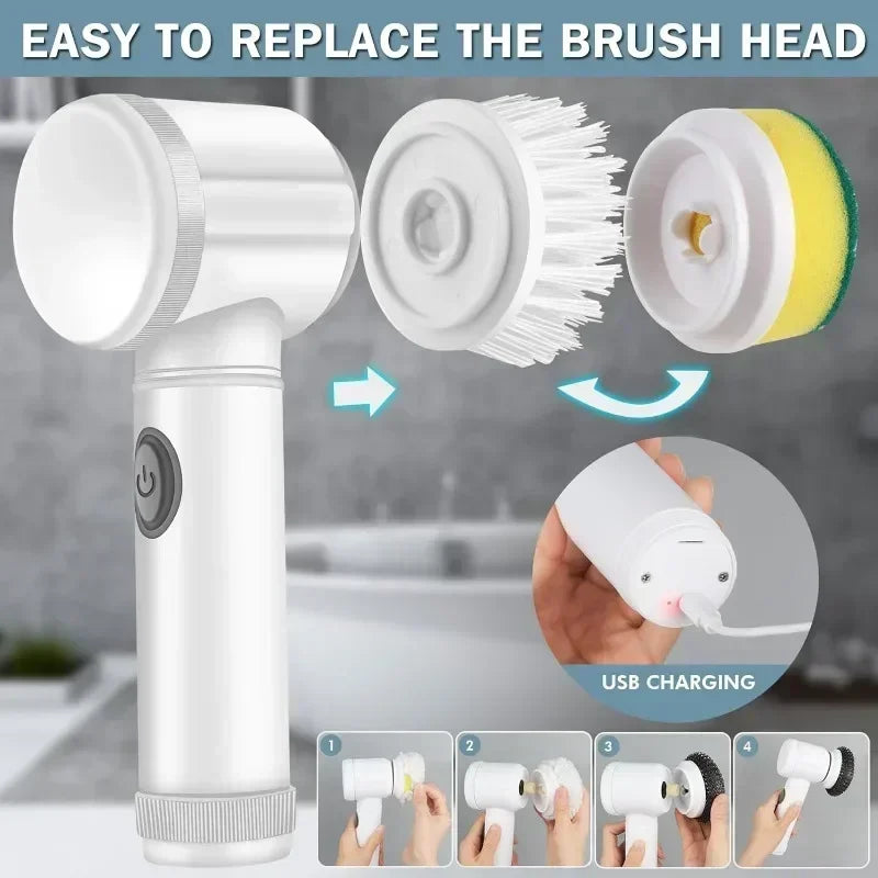 PowerClean Electric Spin Scrubber Tool ATHLEXES
