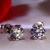 Classic Moissanite Diamond Stud Earrings ATHLEXES