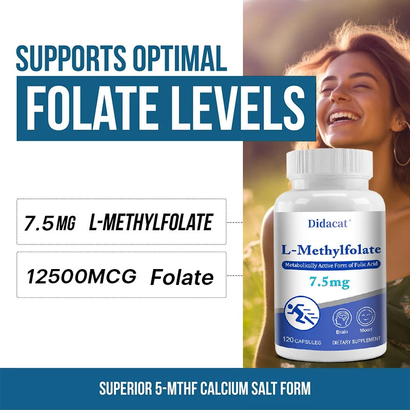 ElevateMind L-Methylfolate Cognitive Booster Capsules ATHLEXES