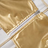Goddess Glam Metallic Corset Top ATHLEXES