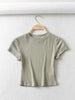 Summer Sexy O-neck Crop Top for Women ATHLEXES