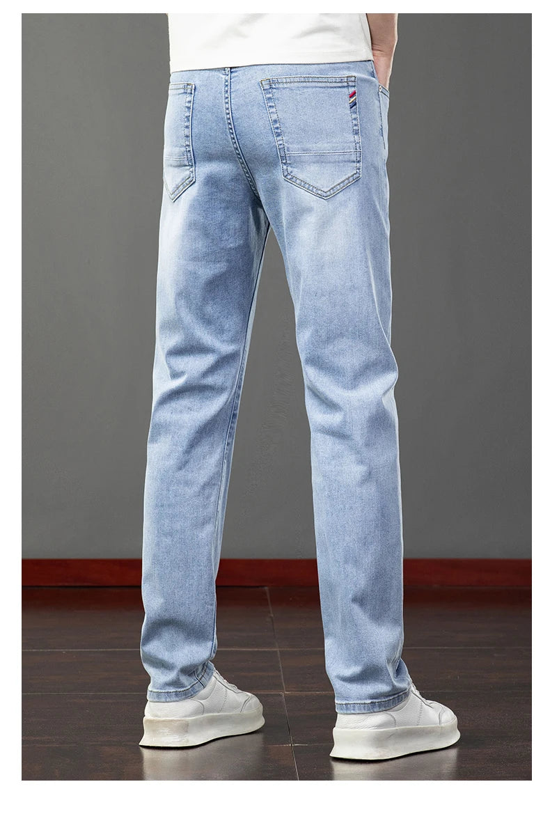 Classic Fit Men's Slim Stretch Denim Jeans ATHLEXES