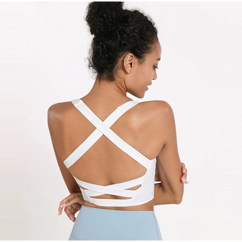 ElevateFit Women's Cross-Back Sports Bra ATHLEXES