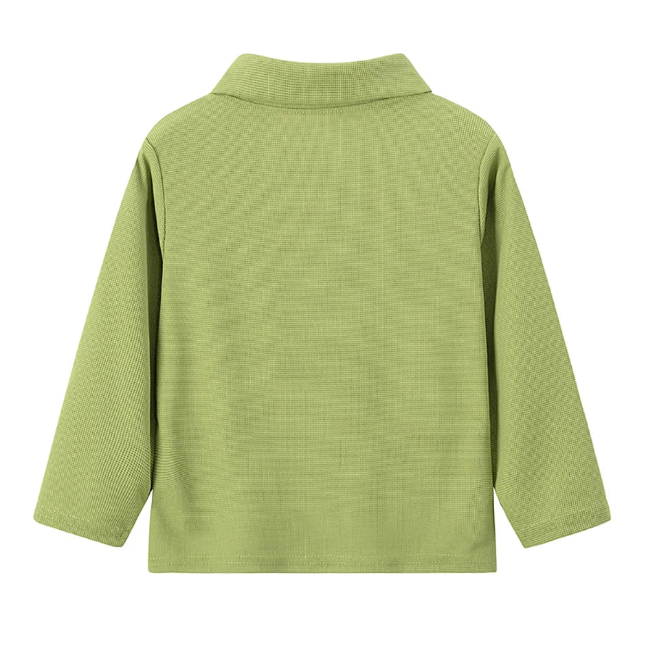 Stylish Kids' Solid Color Polo T-Shirt ATHLEXES