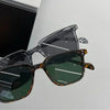 Leopard Green Square Sunglasses for Men ATHLEXES
