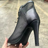 Hollow Mesh Peep Toe Stilettos: Summer High Heel Fashion ATHLEXES