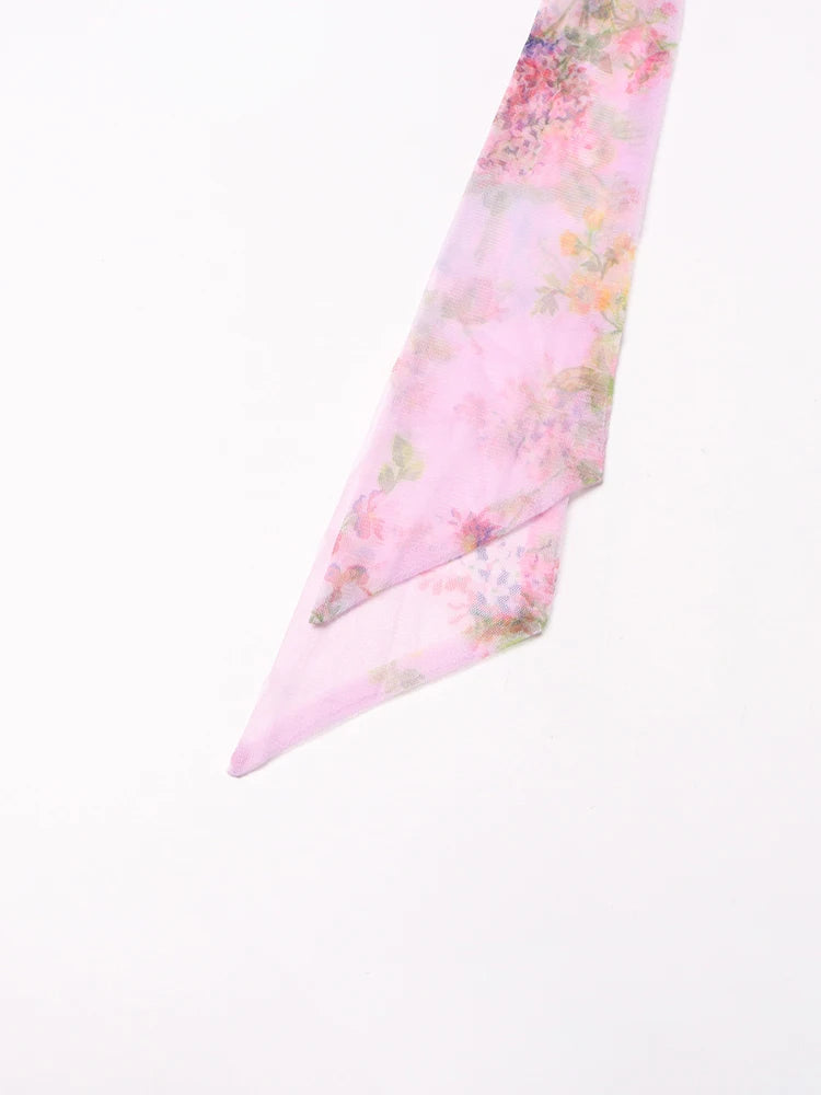 Chic Floral Patchwork Mesh Dress for Women ATHLEXES