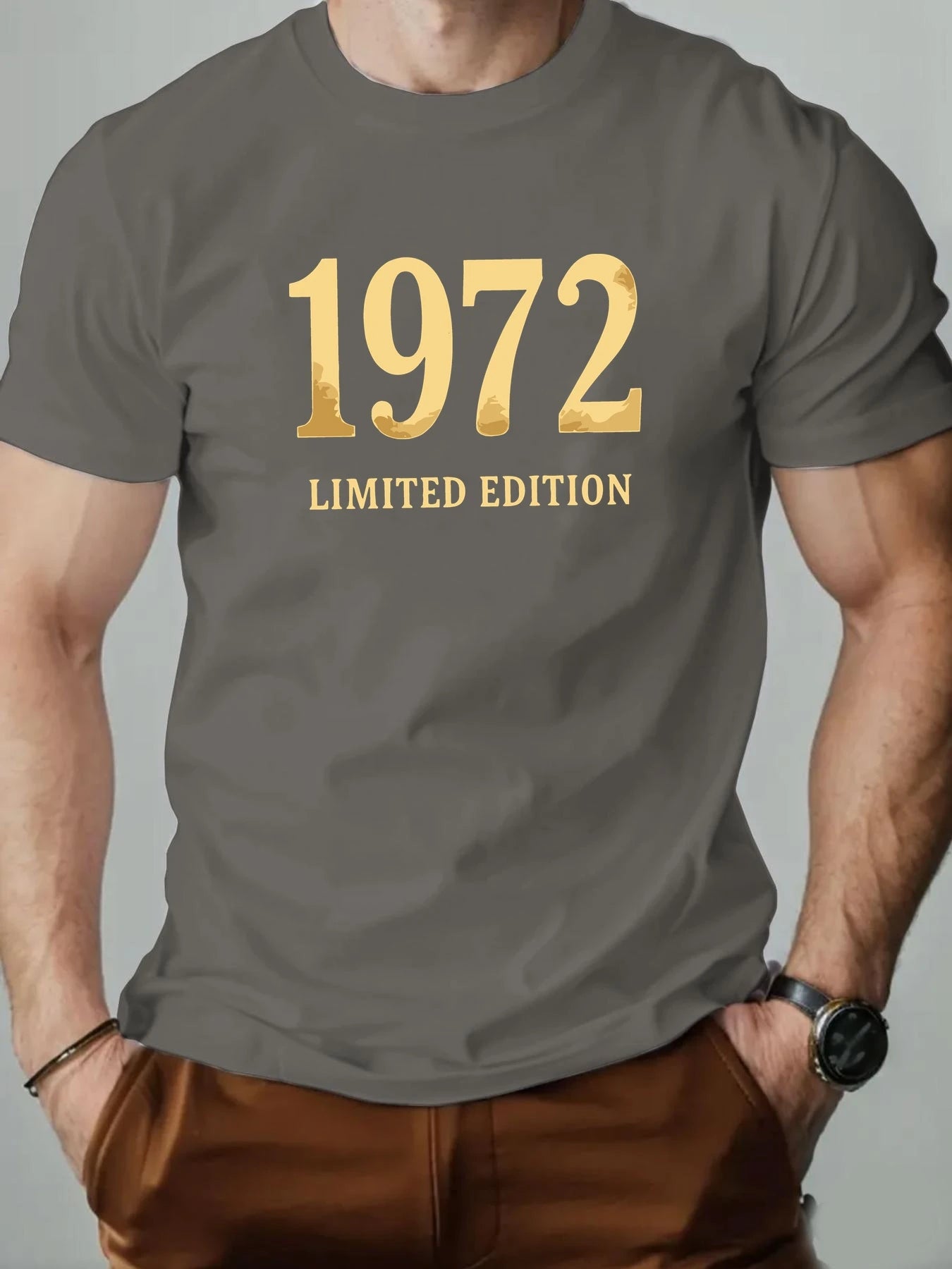 Classic 1972 Cotton Summer T-Shirt for Men ATHLEXES
