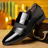Classic Black Pointed Toe Leather Loafers for Men ATHLEXES