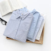 Autumn Chic Striped Cotton Oxford Shirt ATHLEXES