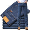 Light Blue Slim Fit Stretch Jeans for Men ATHLEXES