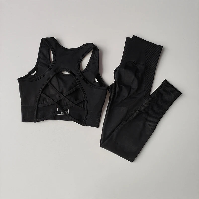 ElevateFit Women's Yoga Bra and Leggings Set ATHLEXES