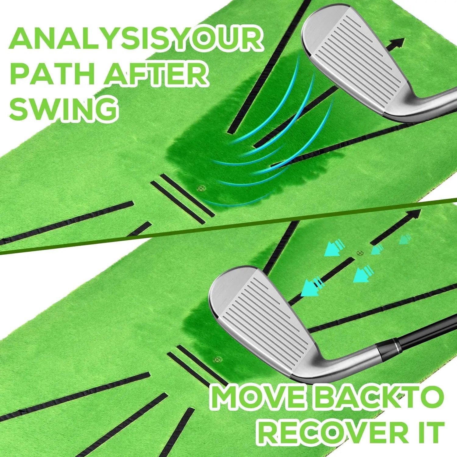SwingVision Golf Training Mat ATHLEXES