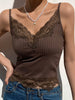 Grunge Chic Lace Trim Crop Top for Women ATHLEXES