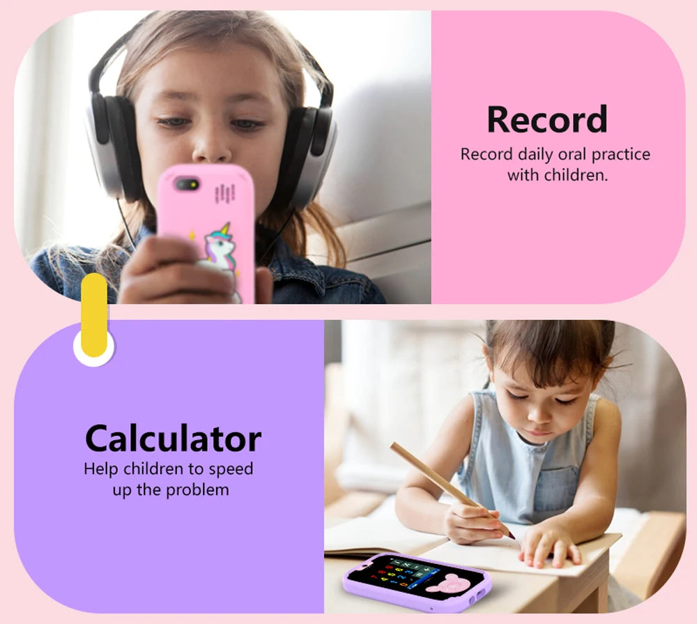 Smart Kids Dual Camera Educational Phone Toy ATHLEXES