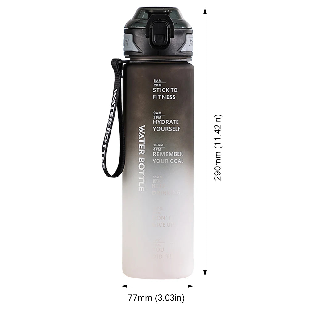 HydraMark 1L Gradient Time-Marker Water Bottle ATHLEXES
