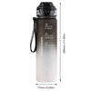 HydraMark 1L Gradient Time-Marker Water Bottle ATHLEXES