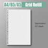 Refillable A4 A5 B5 Spiral Loose Leaf Notebook ATHLEXES