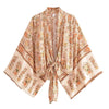 Happie Queens Boho Floral Kimono Bikini Cover-up ATHLEXES