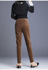 Plush Corduroy Harem Pants for Cozy Autumn Style ATHLEXES