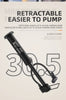 West Biking 80 PSI Manual Bicycle Pump Inflator ATHLEXES