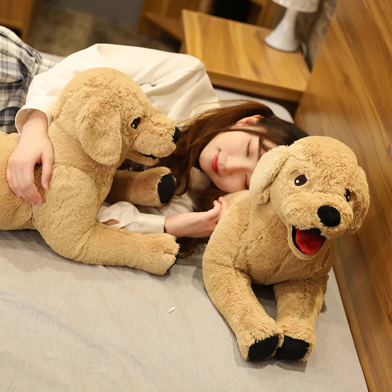 Lifelike Plush Labrador Dog Toy for Kids ATHLEXES