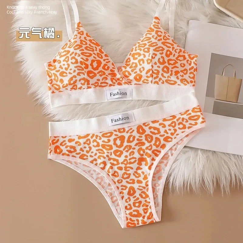 Leopard Luxe Seamless Bra and Brief Set ATHLEXES