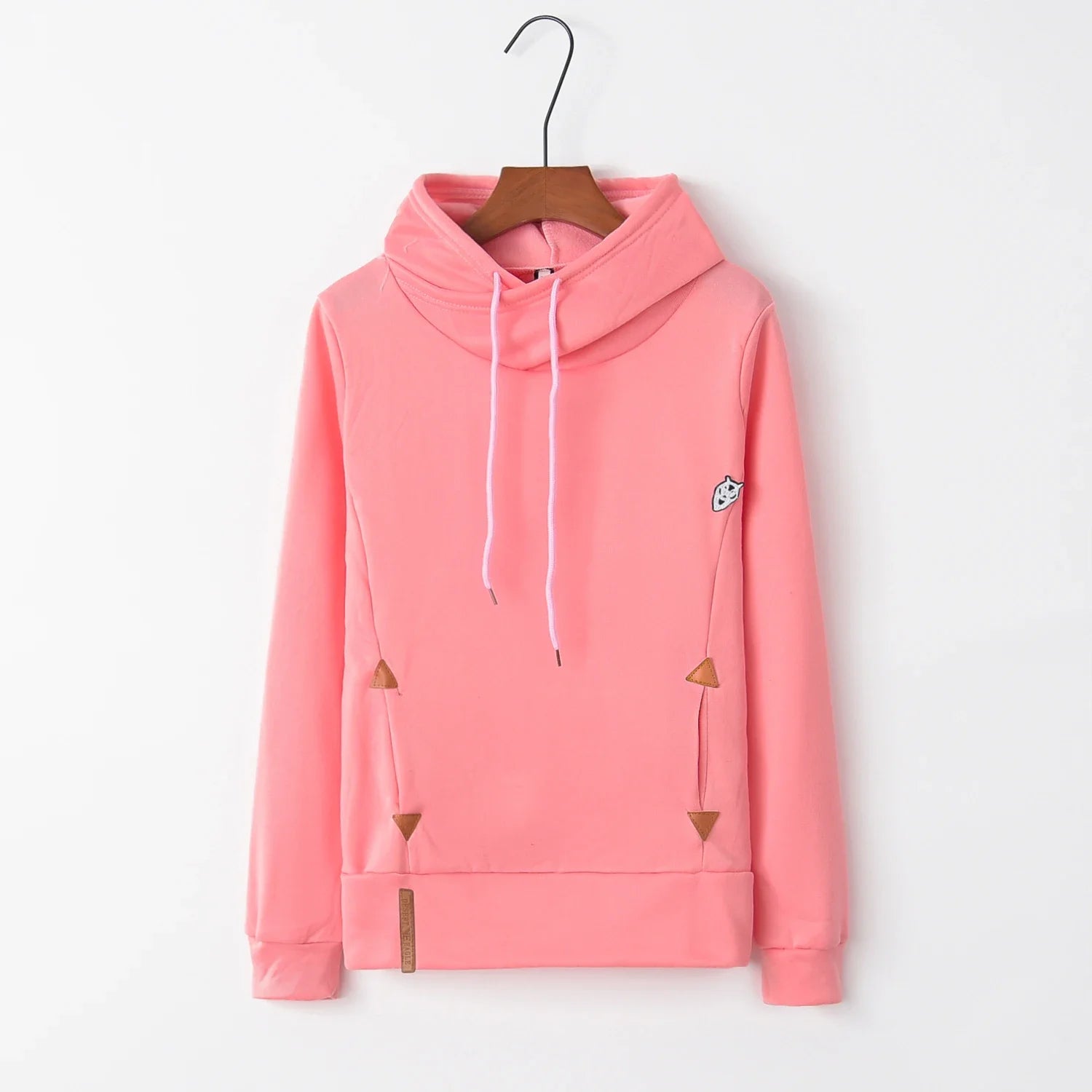 Autumn Chic Embroidered Pocket Hoodie ATHLEXES