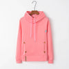 Autumn Chic Embroidered Pocket Hoodie ATHLEXES