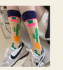 Colorful Cotton Women's Socks - Trendy Hedgehog & Sloth Designs ATHLEXES