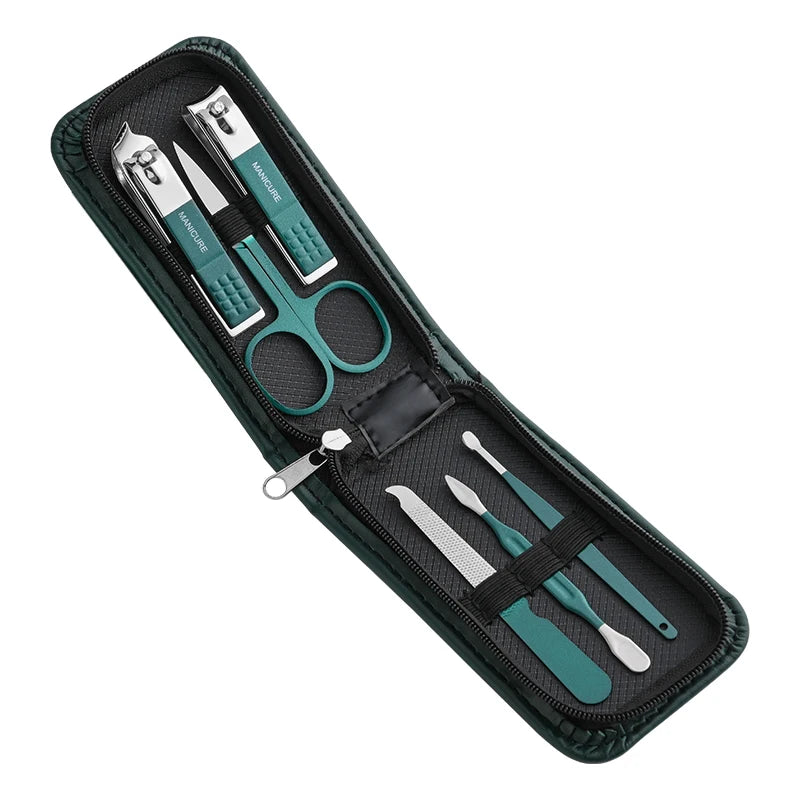 Luxury Nail Care Set: 6-Piece Manicure Tools ATHLEXES