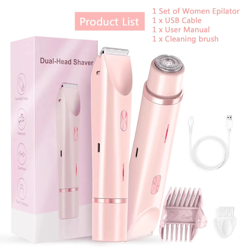 SilkSmooth 2 in 1 Women's Electric Razor ATHLEXES