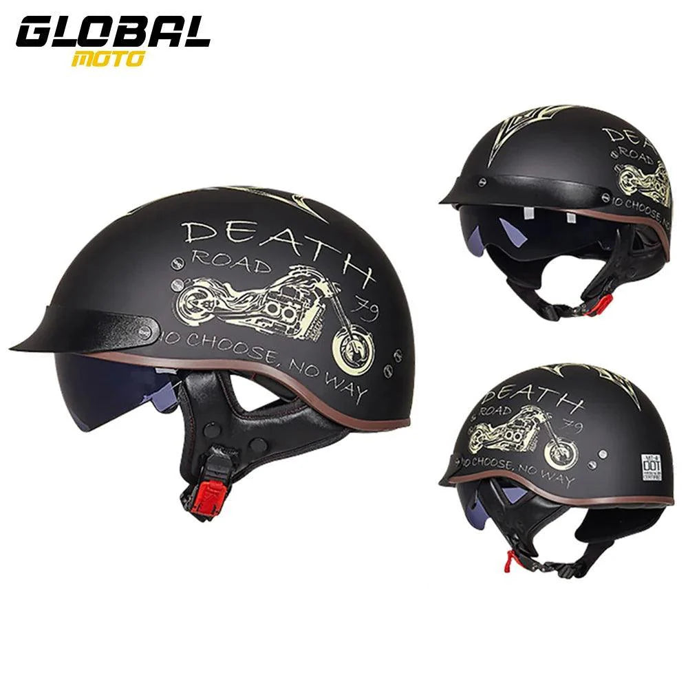 RetroGuard Half Motorcycle Helmet ATHLEXES