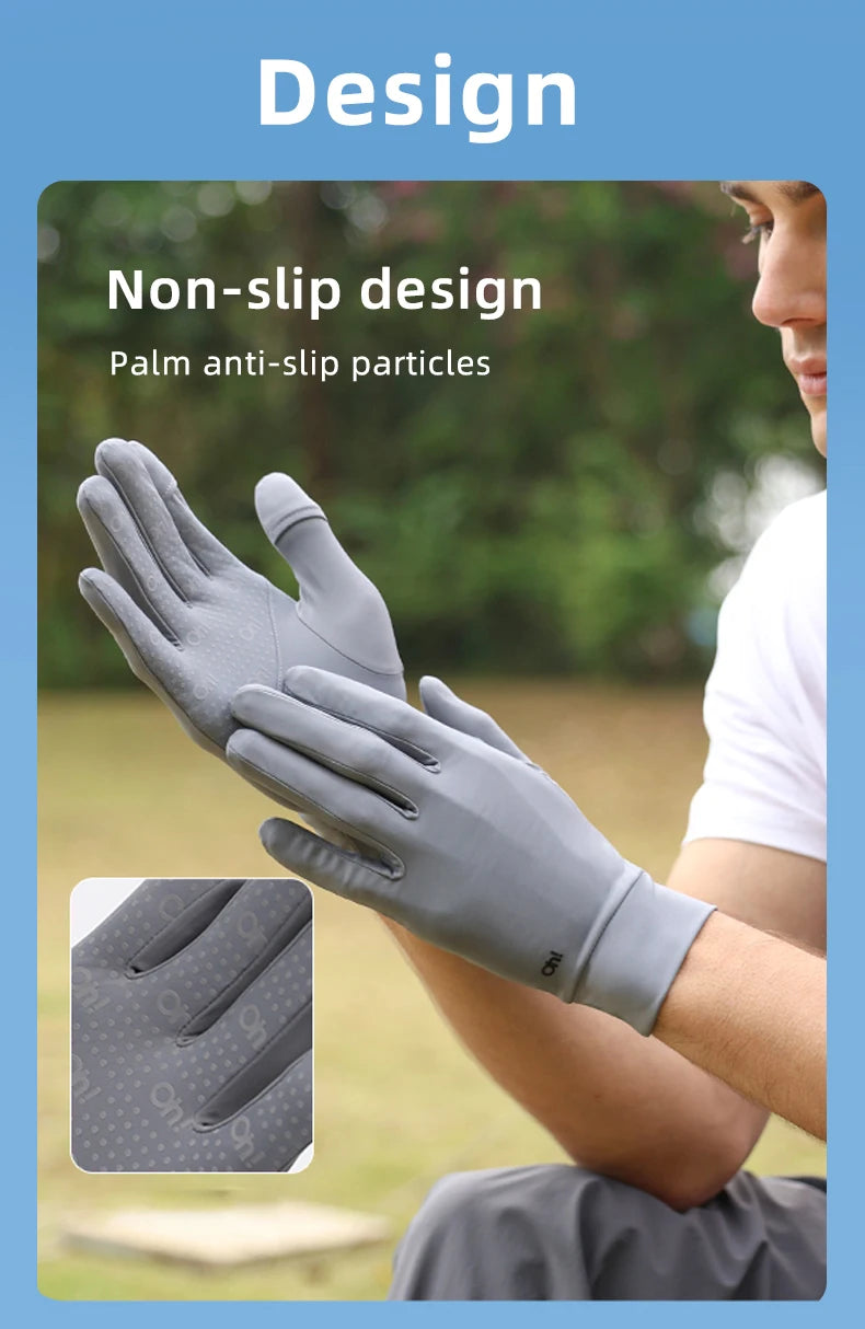 SunnyGuard UV Protection Fingerless Gloves ATHLEXES