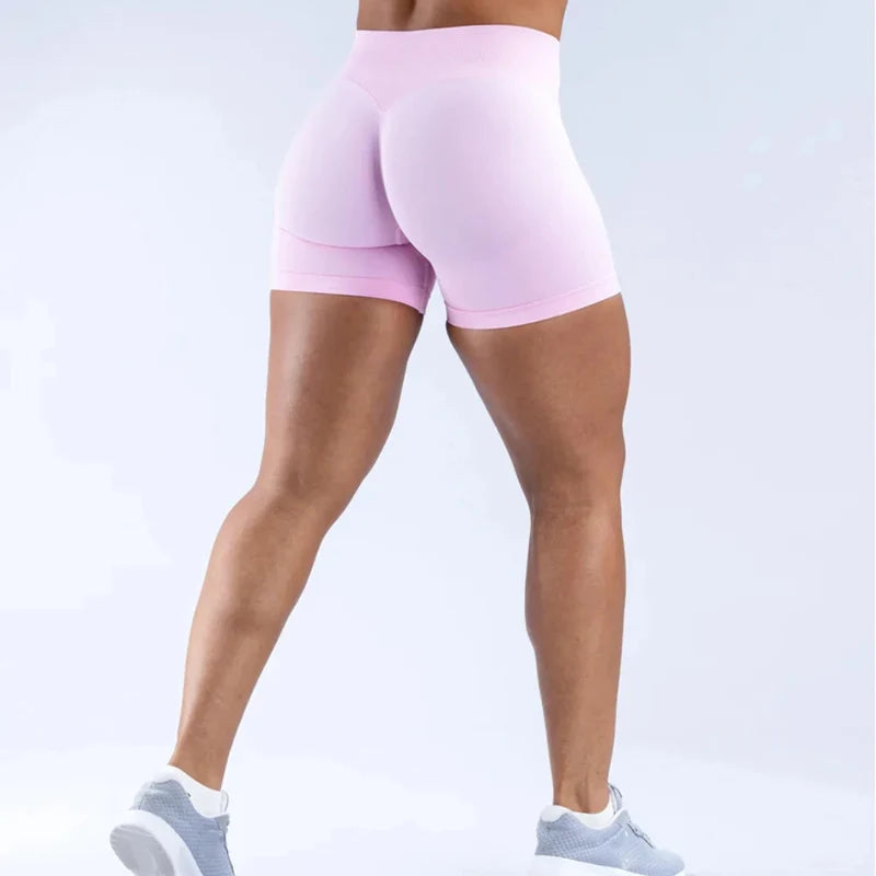 Seamless Flex Ribbed Yoga Shorts for Women ATHLEXES
