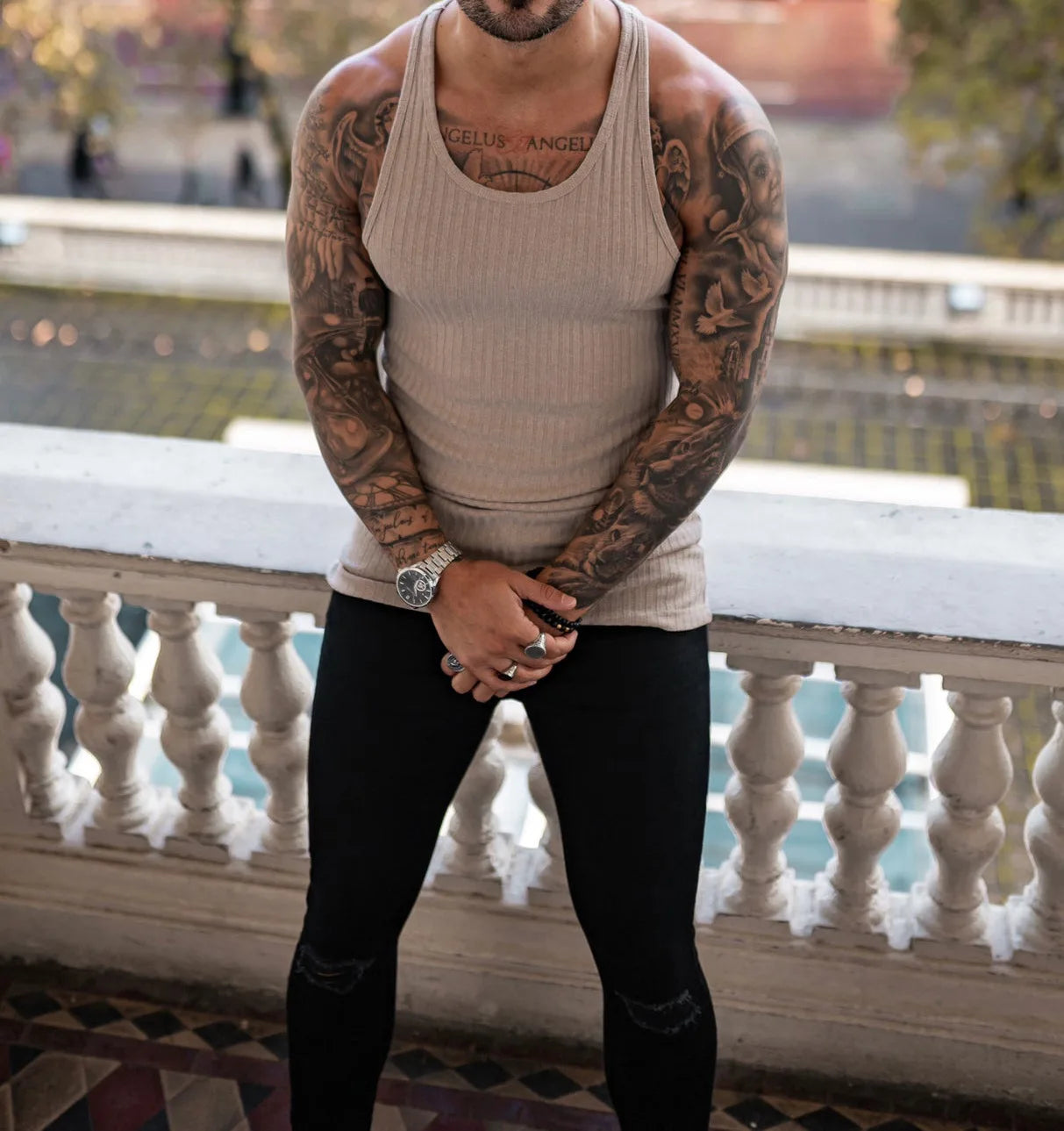 EliteFit Men's Summer Knitted Vest ATHLEXES