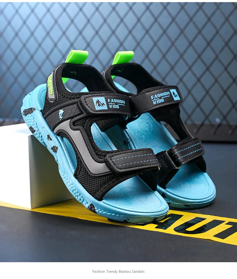 Trendy Kids Camouflage Beach Strap Sandals ATHLEXES