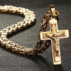 Divine Faith Stainless Steel Jesus Cross Necklace ATHLEXES