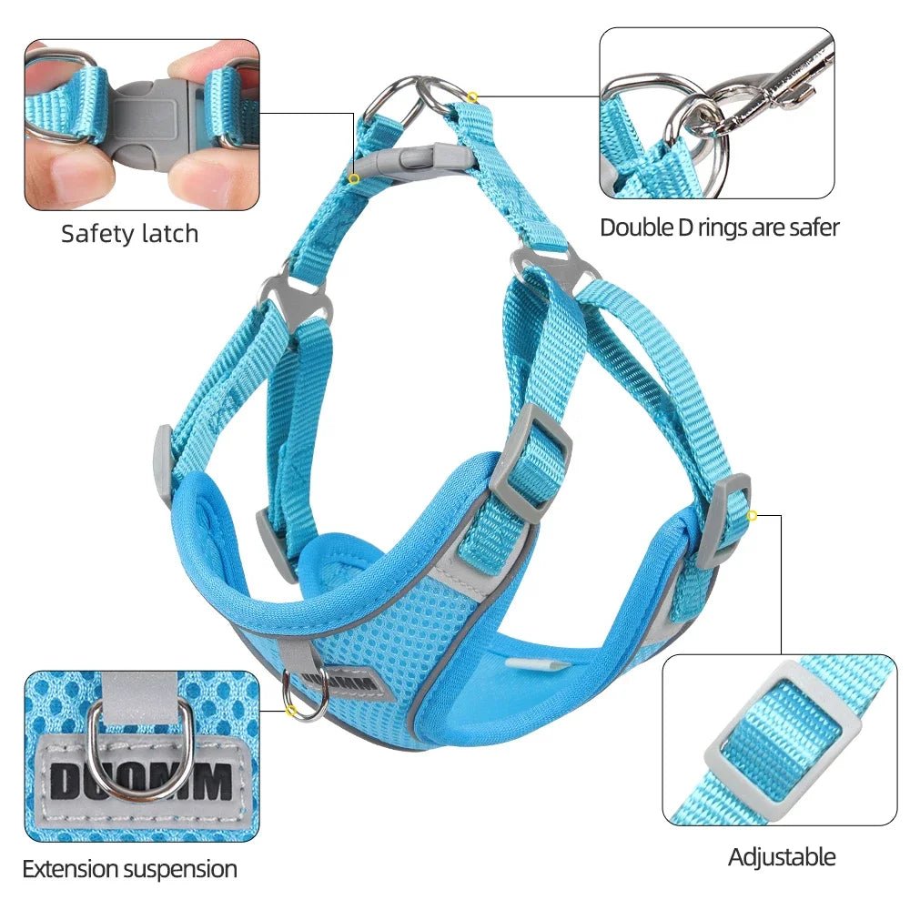 Reflective Dog Harness and Leash Set ATHLEXES